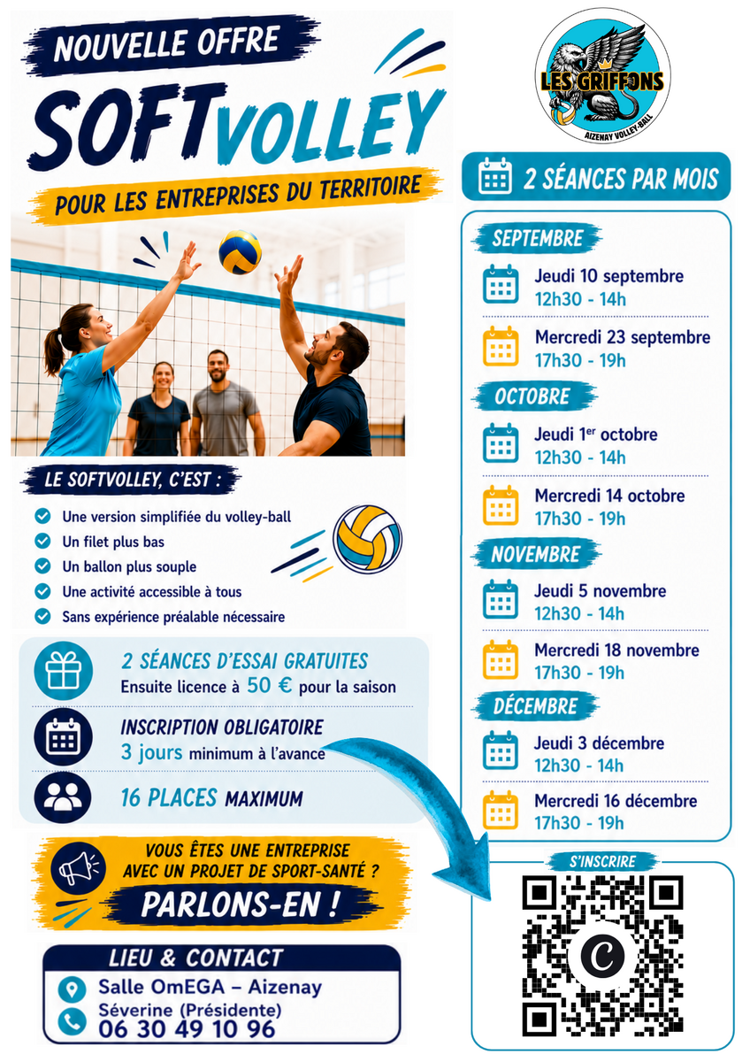 Ouverture de la section Soft Volley