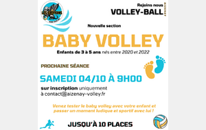 Nouvelle séance de Baby-volley !