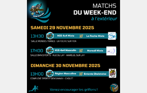 Matchs à l'extérieur du week-end du 29 novembre 2025
