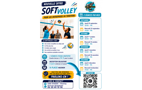 Ouverture de la section Soft Volley